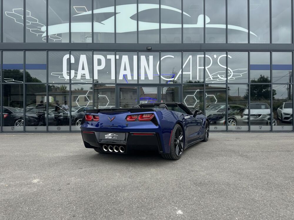 Corvette Cabriolet 6.2 V8 - 466 - BVA C7 CABRIOLET Stingray 2LT - G 2016 occasion 33450 Montussan