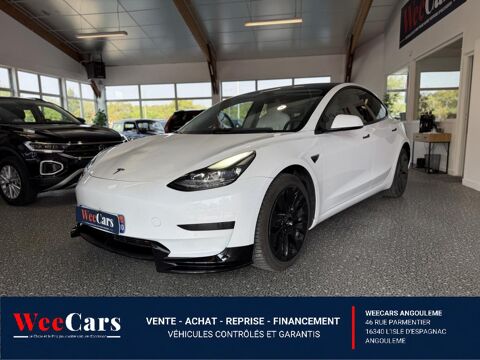 Tesla Model 3 ELECTRIC 285 60KWH STANDARD-PLUS PREMIUM BVA GARANTIE 12 MOI 2022 occasion Angoul&ecirc;me 16000