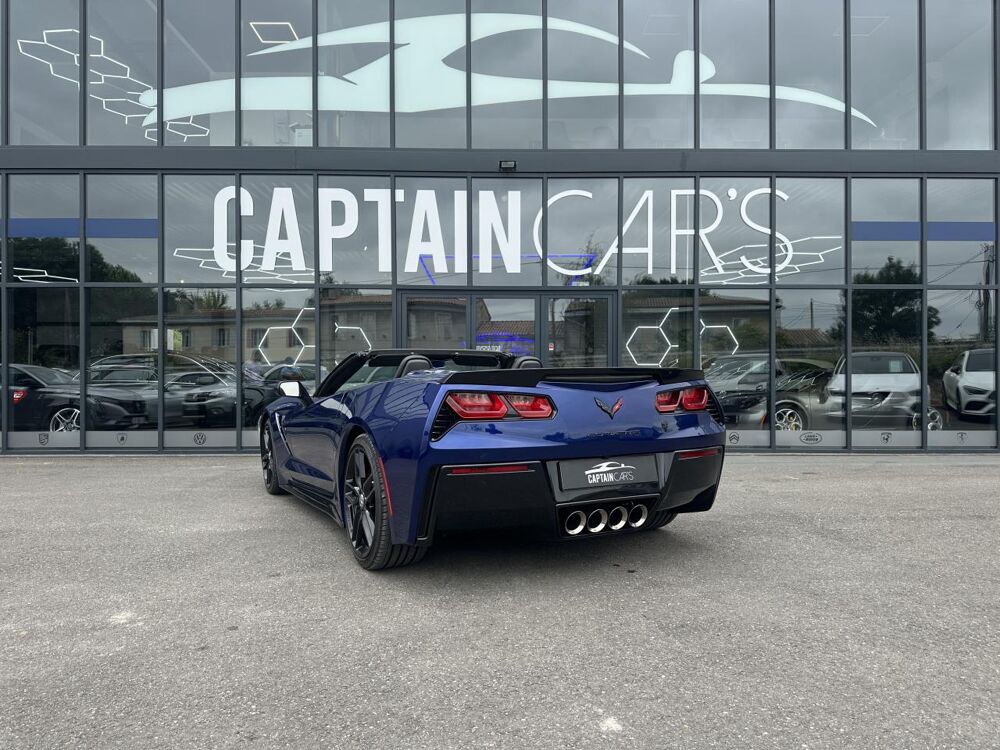 Corvette Cabriolet 6.2 V8 - 466 - BVA C7 CABRIOLET Stingray 2LT - G 2016 occasion 33450 Montussan