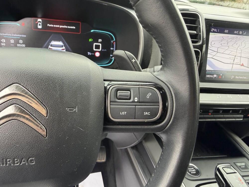 C5 aircross 1.5 BlueHDi - 130 S&S Bva Feel Gps + clim + camera AR + Rada 2019 occasion 19100 Brive-la-Gaillarde