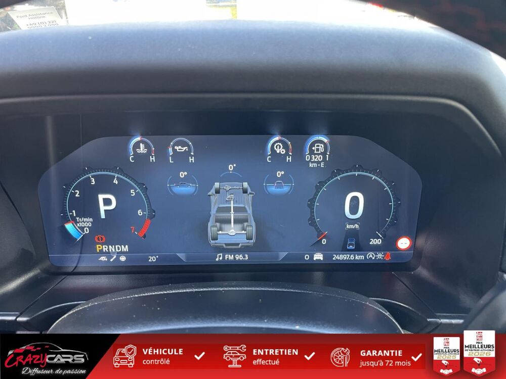 Divers 3.0 V6 EcoBoost 292 BVA e-AWD CABINE DOUBLE - Camera 360 - 2025 occasion 25300 Pontarlier