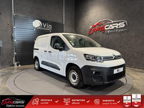 Citro&euml;n Berlingo 1.5 BlueHDi - 100 - CAM - ATTELAGE - 3 PLACES - REGULATEUR 2019 occasion Pontarlier 25300