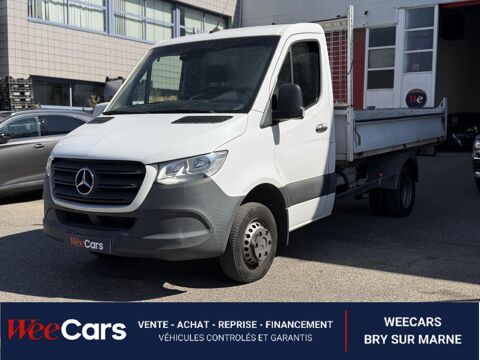 Mercedes Sprinter 3.5t 510 95ch Plateau - Plateau basculant motoris&eacute; 2019 occasion Bry-sur-Marne 94360