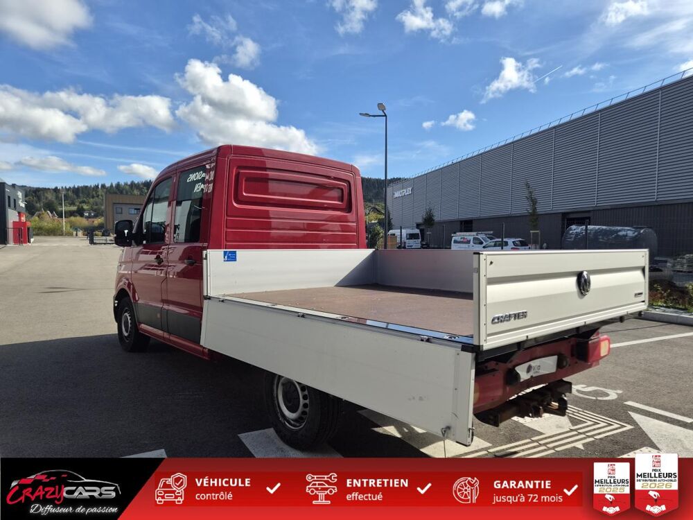 Crafter 4MOTION 35 L3 2.0 TDI 177 PLATEAU DOUBLE CABINE - 7 pl 2021 occasion 25300 Pontarlier