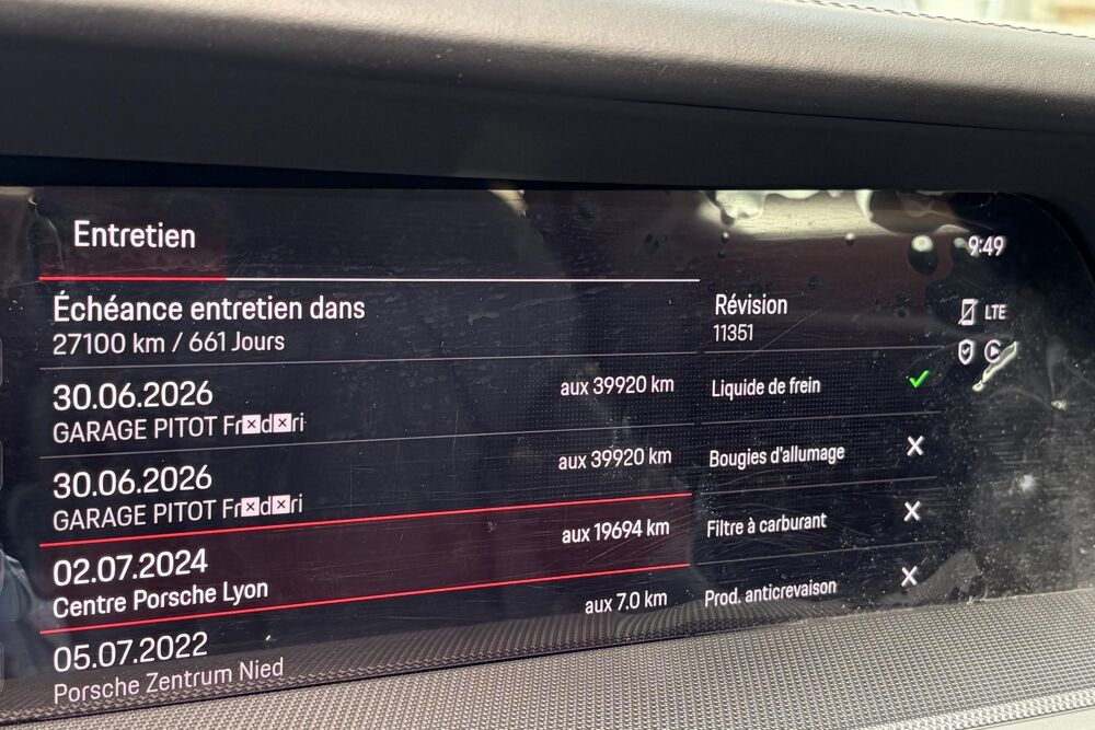 911 PORSCHE TYPE 992 CARRERA S 450 CH PDK 42 805 KM ENTRETIEN PO 2022 occasion 78760 Jouars-Pontchartrain