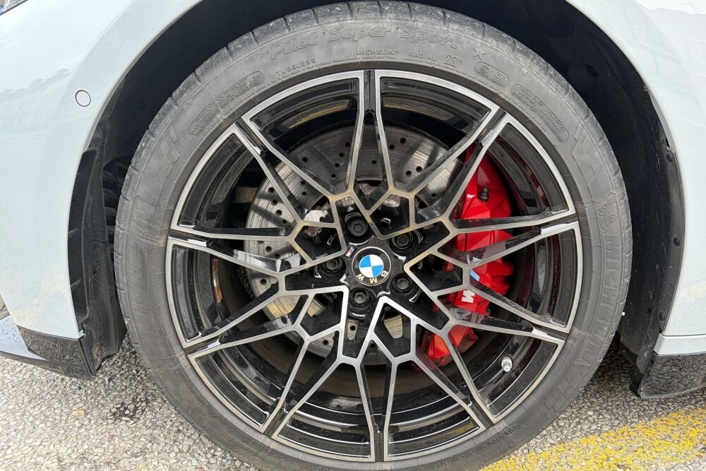 M3 BMW G80 Competition 510 ch Brooklyn Grey Si&egrave;ges ventil&eacute;s Har 2021 occasion 78760 Jouars-Pontchartrain