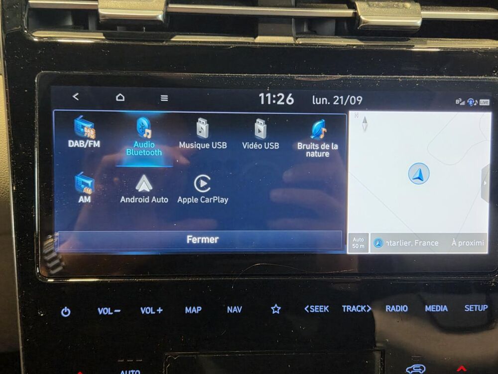 Tucson Hyundai 1.6 Hybrid - executive toit ouvrant, si&egrave;ges chauff&eacute; 2022 occasion 25300 Pontarlier