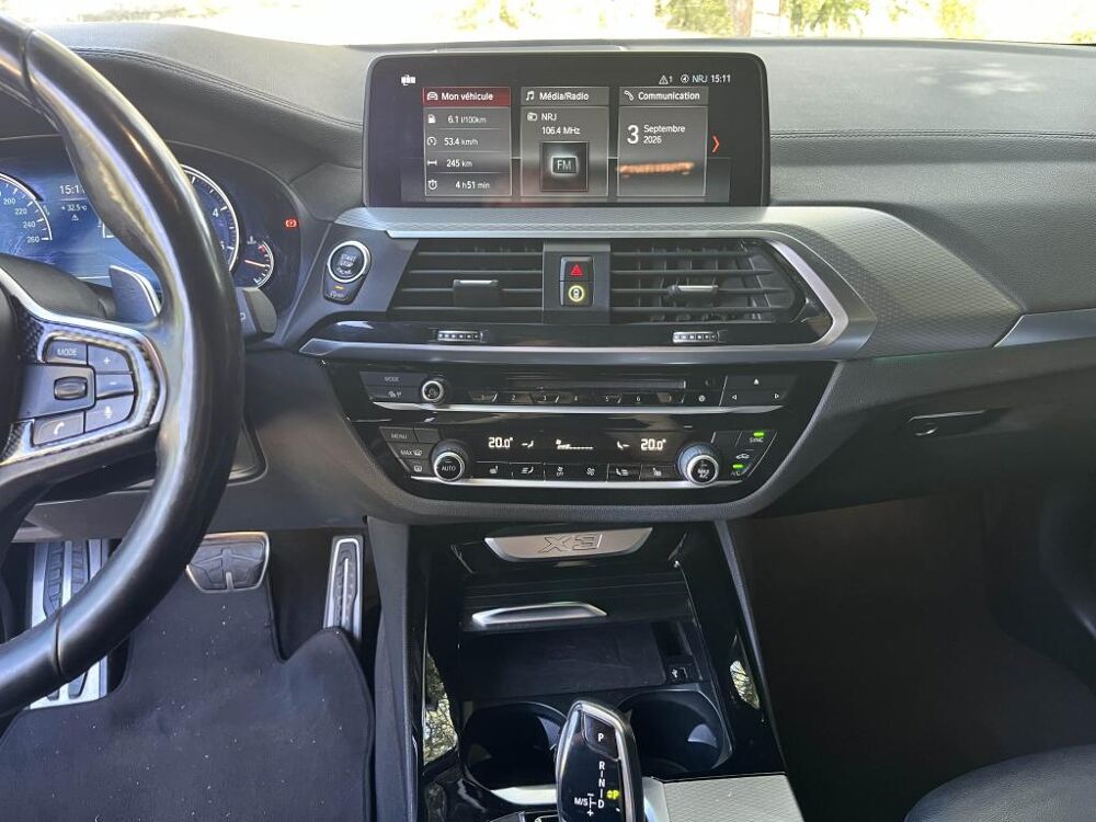 X3 30D M SPORT xDrive 265CH - H&K - CAM 360 - DIGITAL KEY 2018 occasion 13760 Saint-Cannat