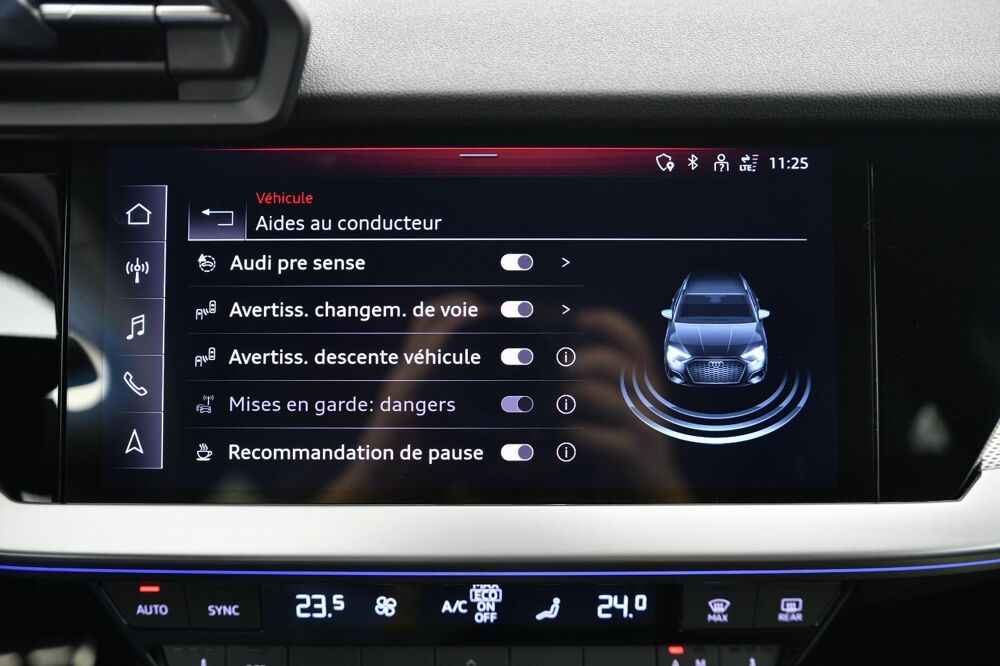 A3 TDI 200 S tronic 7 Quattro S Line MATRIX/B.O/CLE CONFORT/AC 2022 occasion 33620 Cavignac