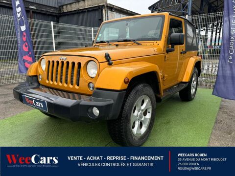 Jeep Wrangler 2.8 CRD SAHARA BVA 2014 occasion Rouen 76000