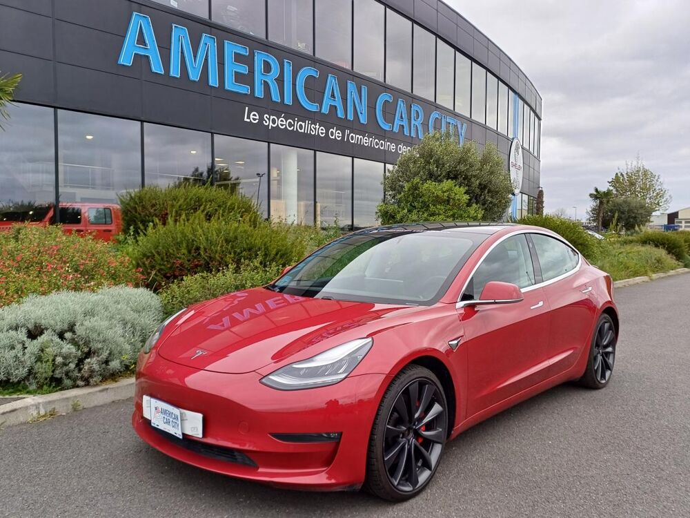 Model 3 Performance PUP Upgrade Dual Motor AWD FULL AUTONOME 2020 occasion 91830 Le Coudray-Montceaux