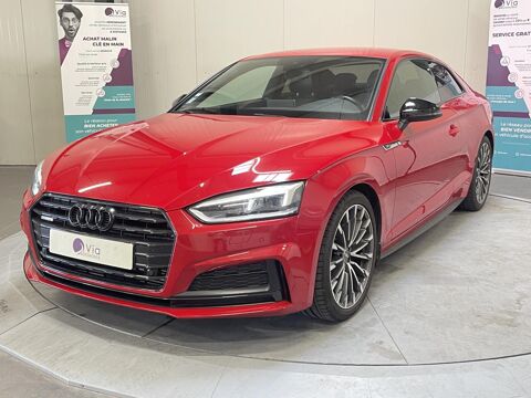 Audi A5 Quattro 2.0 TFSI - 252 - BV S-tronic COUPE S Line INTERIEUR 2017 occasion Saint-Médard-en-Jalles 33160