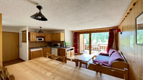   DBAC24 - APPT DUPLEX DANS CHALET - 4 CHAMBRES 10 PERSONNES Piscine collective - Tlvision - Balcon - place de parking en extri Provence-Alpes-Cte d'Azur, Puy-Saint-Vincent (05290)