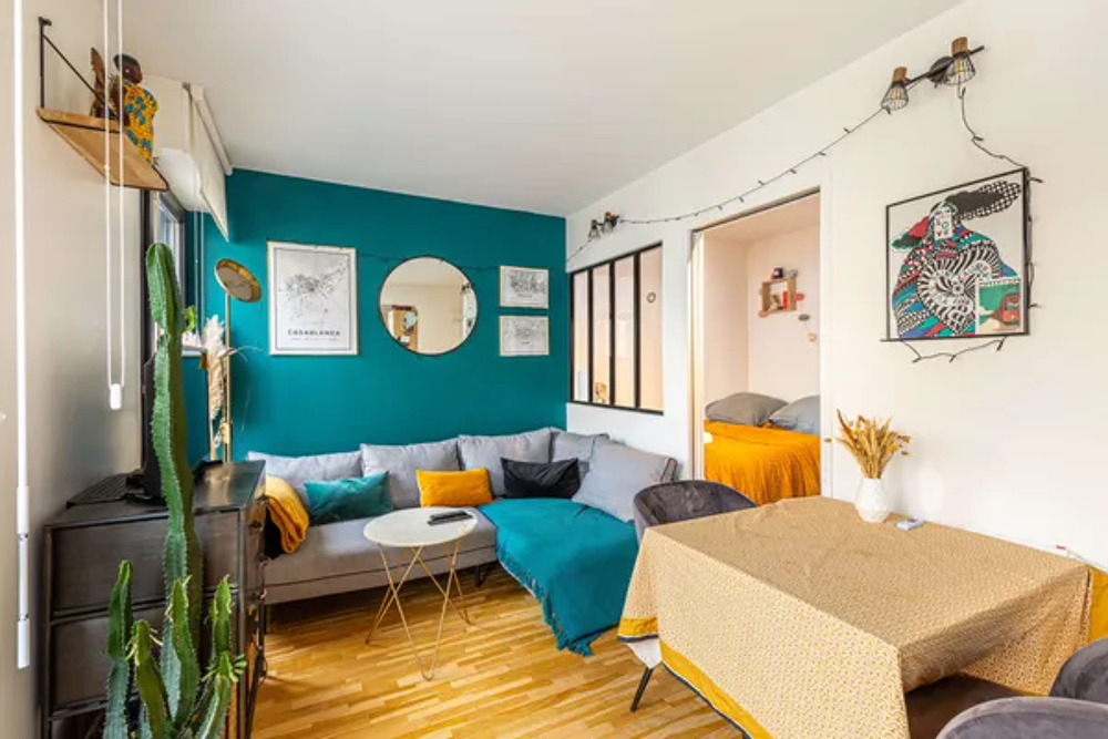   Appartement lumineux avec un balcon Tlvision - Lave vaisselle - Lave linge - Accs Internet le-de-France, Clichy (92110)