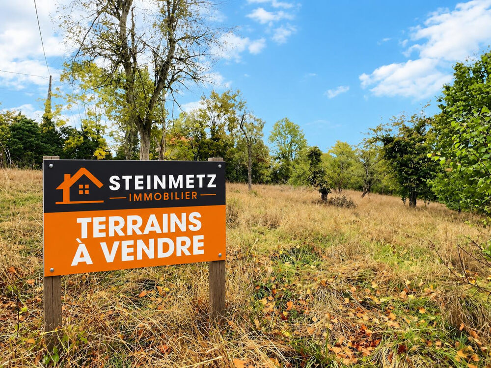 Vente Terrain Terrains à bâtir - 7 ares 02 à 8 ares 92 - Viabilisé - Sarralbe - 55600€ Sarralbe