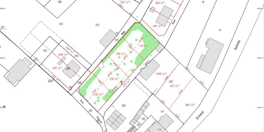 Vente Terrain Terrains à bâtir - 7 ares 02 à 8 ares 92 - Viabilisé - Sarralbe - 55600€ Sarralbe