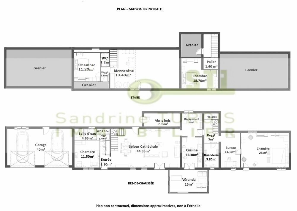 Vente Maison Longère avec maison d'amis et dépendances Montcresson