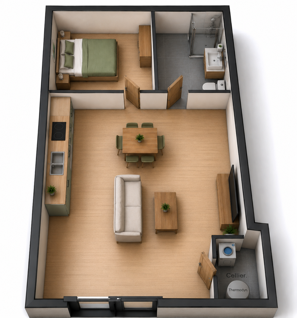 Vente Appartement Maison de ville T2, 50m2 Bourgoin-Jallieu Bourgoin jallieu