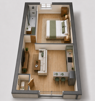  Appartement à vendre 2 pièces 36 m²