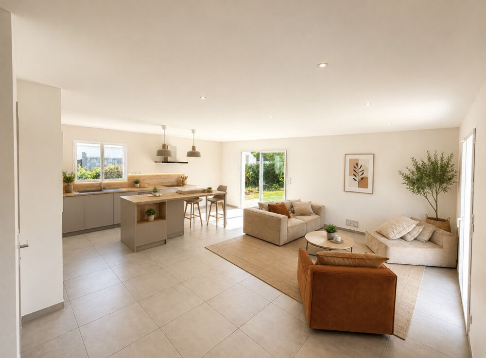 Maison T4 avec Grand jardin à Saint Romain de Jalionas