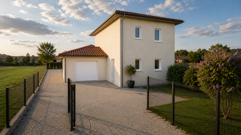 Villa neuve de T4 au coeur du hameau de Colombier-Saugnieu