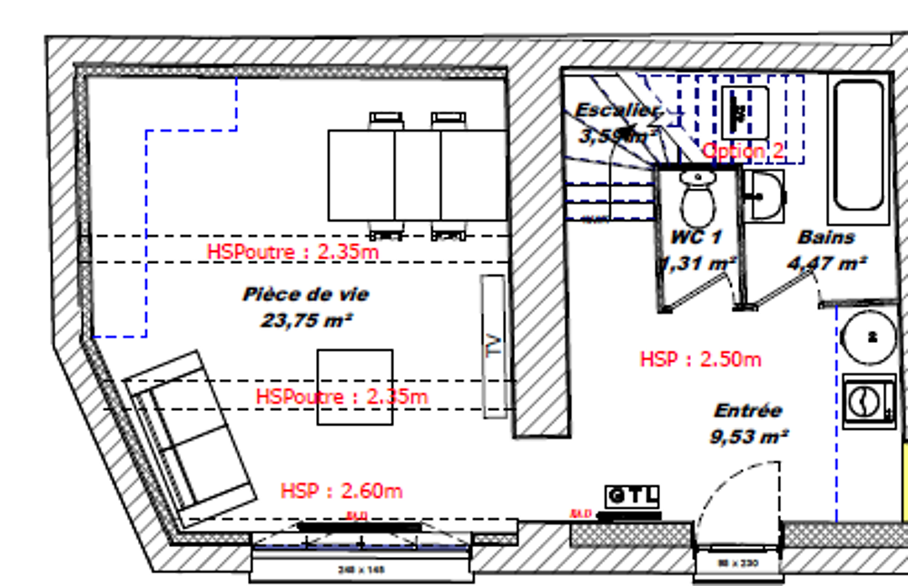 Vente Maison Appartement T3 à rénover St bonnet de mure