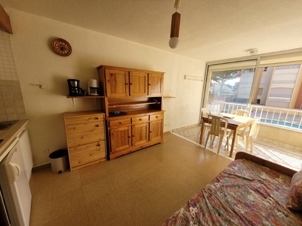 Vente Appartement Résidence avec Piscine 'Le Lagon' Studio Cabine 1er étage Argeles sur mer