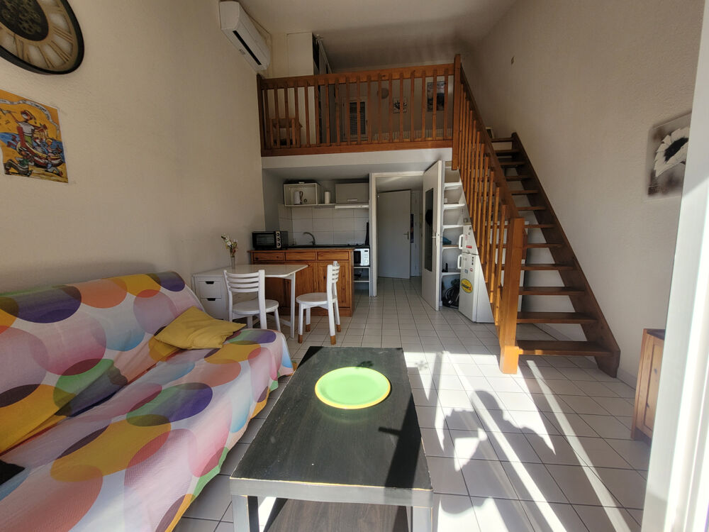 PROCHE CENTRE PLAGE STUDIO MEZZANINE 34M2 AVEC TERRASSE