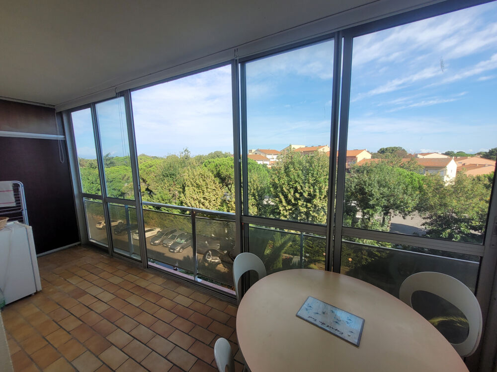 Vente Appartement Résidence sécurisée avec ascenseur 3ème étage Studio Cabine 21,45m2 avec Loggia Cave Parking Argeles sur mer