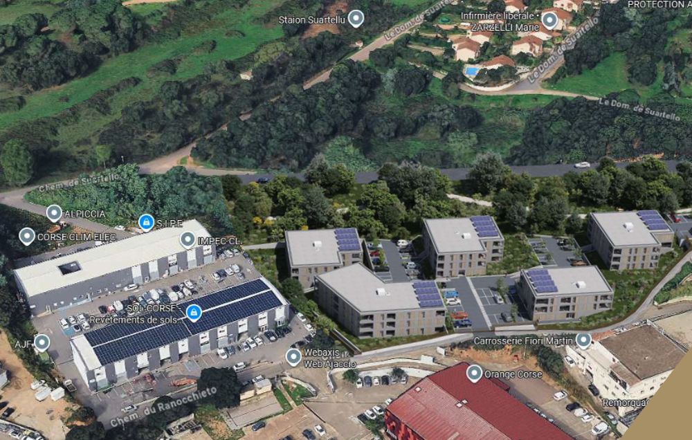 Vente Appartement T2 de 43m2 AVEC TERRASSE ET JARDIN DE 30m2 Ajaccio