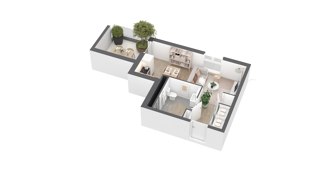  Appartement à vendre 1 pièce 27 m²