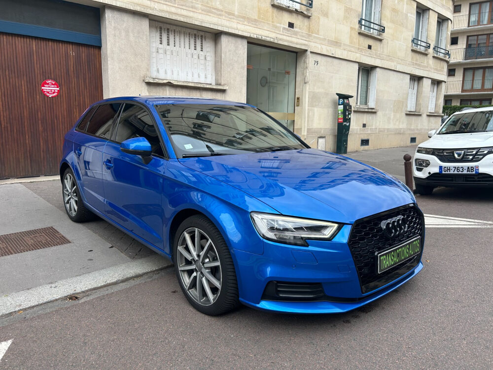 A3 Sportback 2.0 TFSI 190 S tronic 7 Design Luxe 2018 occasion 78000 Versailles