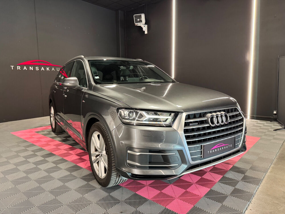 Q7 3.0 V6 TDI Clean Diesel 218 Tiptronic 8 Quattro 7pl S lin 2016 occasion 74330 POISY