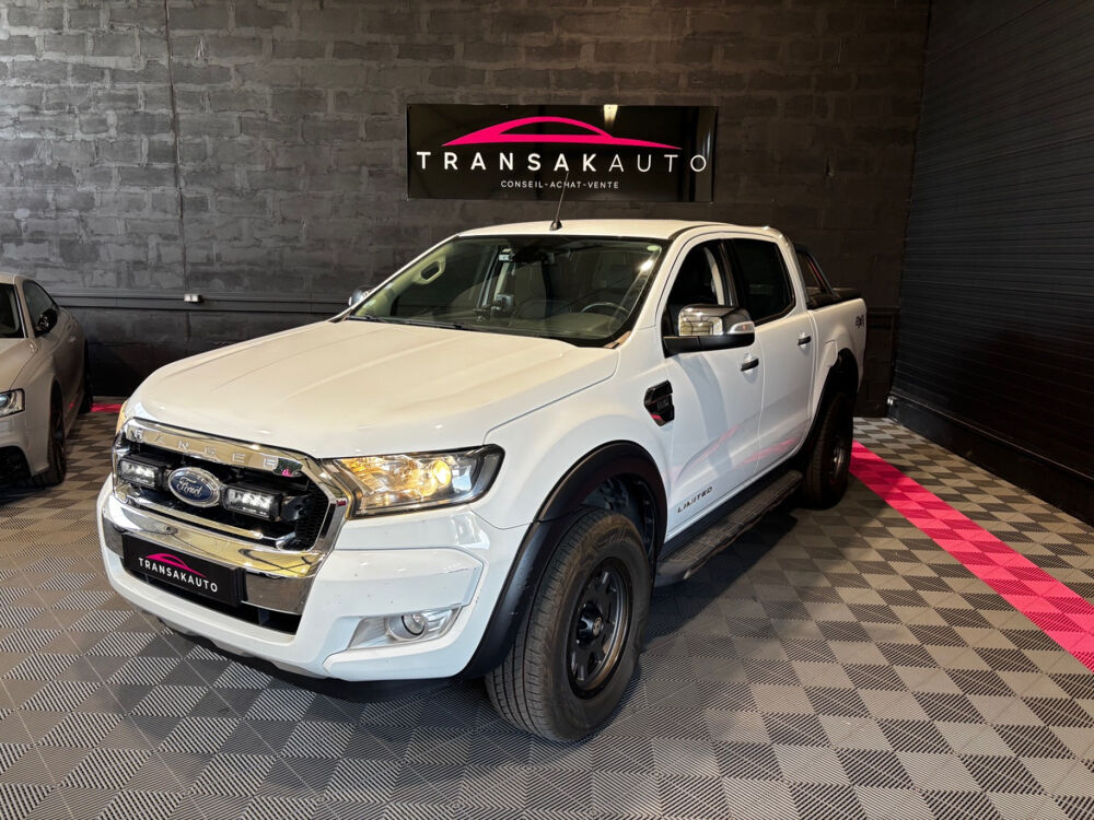 Ranger RANGER DOUBLE CABINE 2.2 TDCi 160 STOP&START 4X4 LIMITED 2017 occasion 34130 Valergues