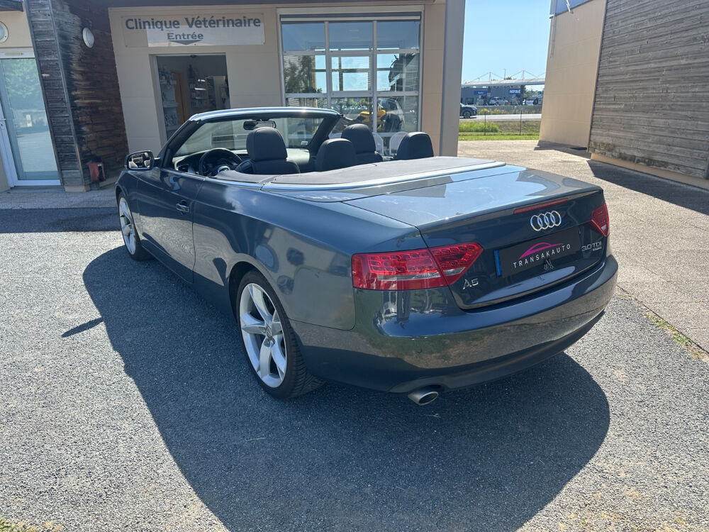 A5 Cabriolet V6 3.0 TDI 240 DPF Quattro Ambition Luxe S tron 2009 occasion 71680 Cr&ecirc;ches-sur-Sa&ocirc;ne