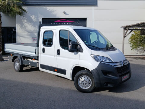 Citro&euml;n Jumper JUMPER PLATEAU DBLE CAB 35 L3 BLUEHDi 120 S&S BVM6 CONTROL 2021 occasion SAINT JEAN DE VEDAS 34430