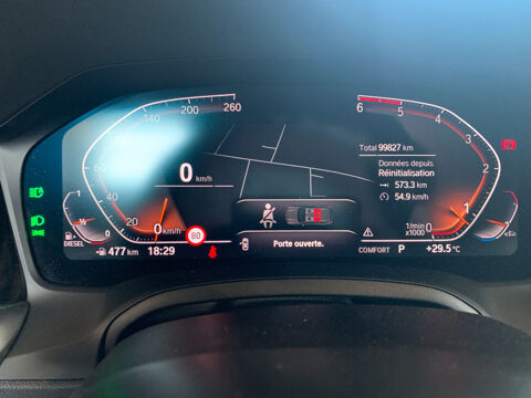 S&eacute;rie 3 Touring 320d 190 ch BVA8 M Sport 2019 occasion 56120 Les Forges de Lanou&eacute;e