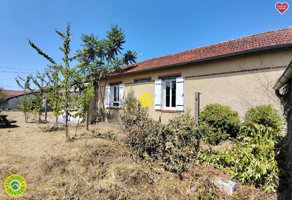 Vente Maison PLAIN-PIED et GRAND GARAGE-ATELIER Sancoins