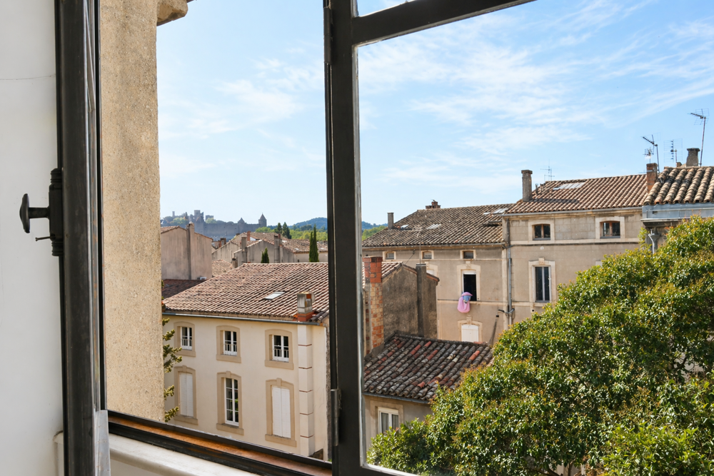 Superbe appartement de caractère avec vue sur la cité de Carcassonne