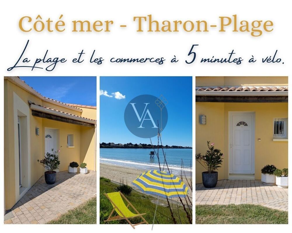 Tharon-Plage  maison de plain-pied, 113 m²