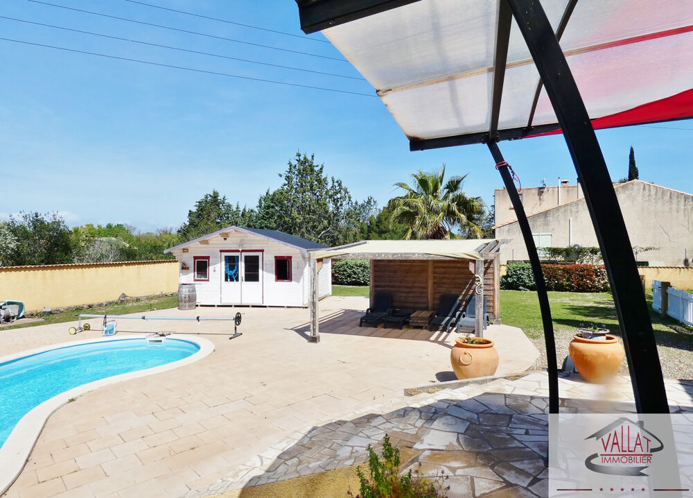 Vente Maison Villa plain-pied avec piscine dans environnement campagne à vendre à Agde ! Agde