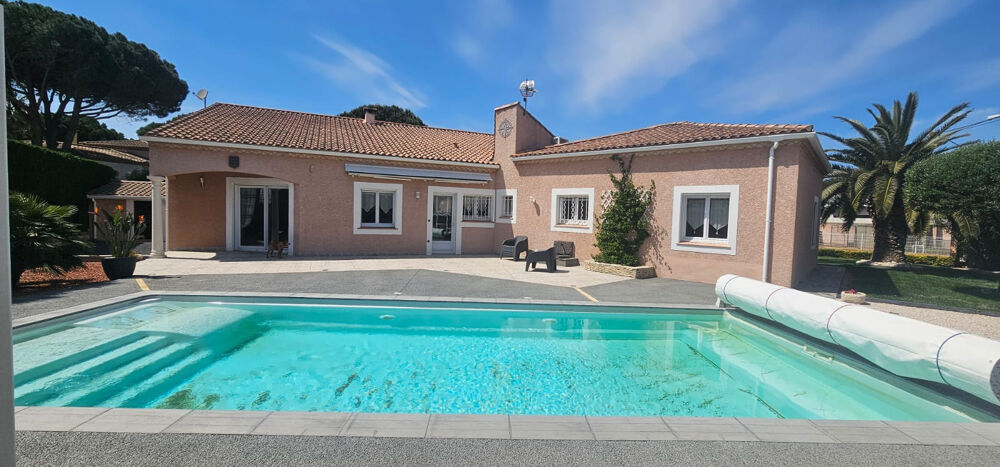 Vente Maison GRAU D'AGDE - VILLA DE 125 M2 AVEC PISCINE, GARAGE ET TERRAIN DE 1 292 M2 Grau d'agde
