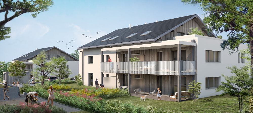 Vente Appartement Découvrez « Luminence Garden » : un nouveau cadre de vie au cœur du village de Sales (74150) Sales