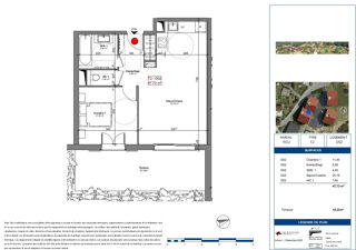  Appartement à vendre 2 pièces 48 m²
