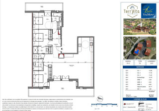  Appartement à vendre 4 pièces 111 m²