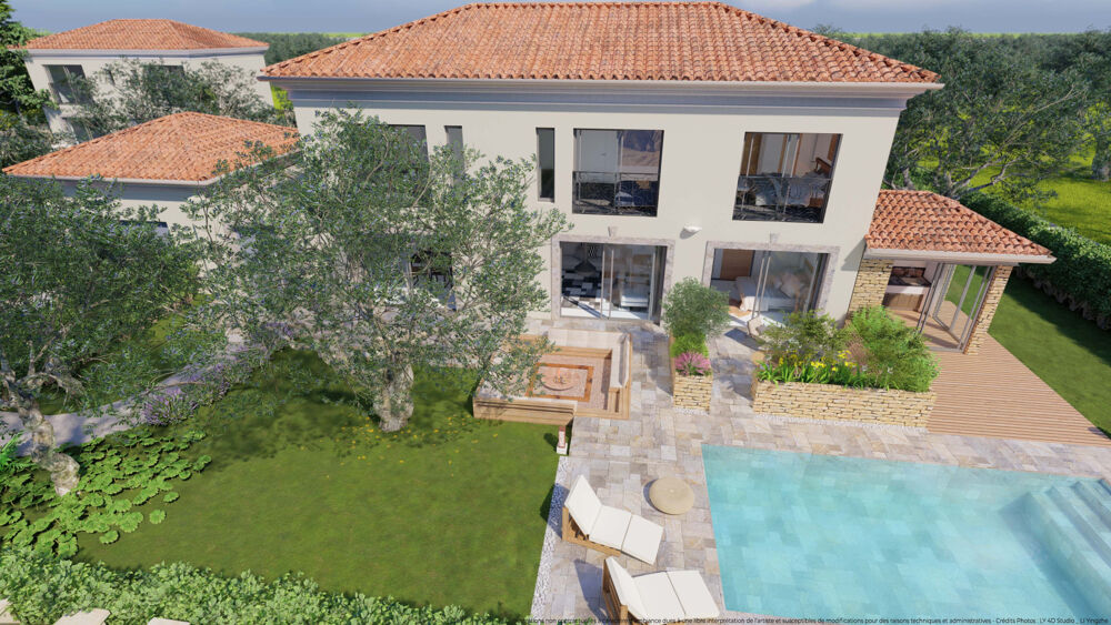 Villa haut de gamme de 224 m2 sur un terrain de 910 m2 à Cheval Blanc (84460) en secteur résidentiel