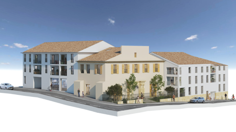   Local commercial neuf de 120 m2 au centre de Salon-de-Provence en zone résidentielle 