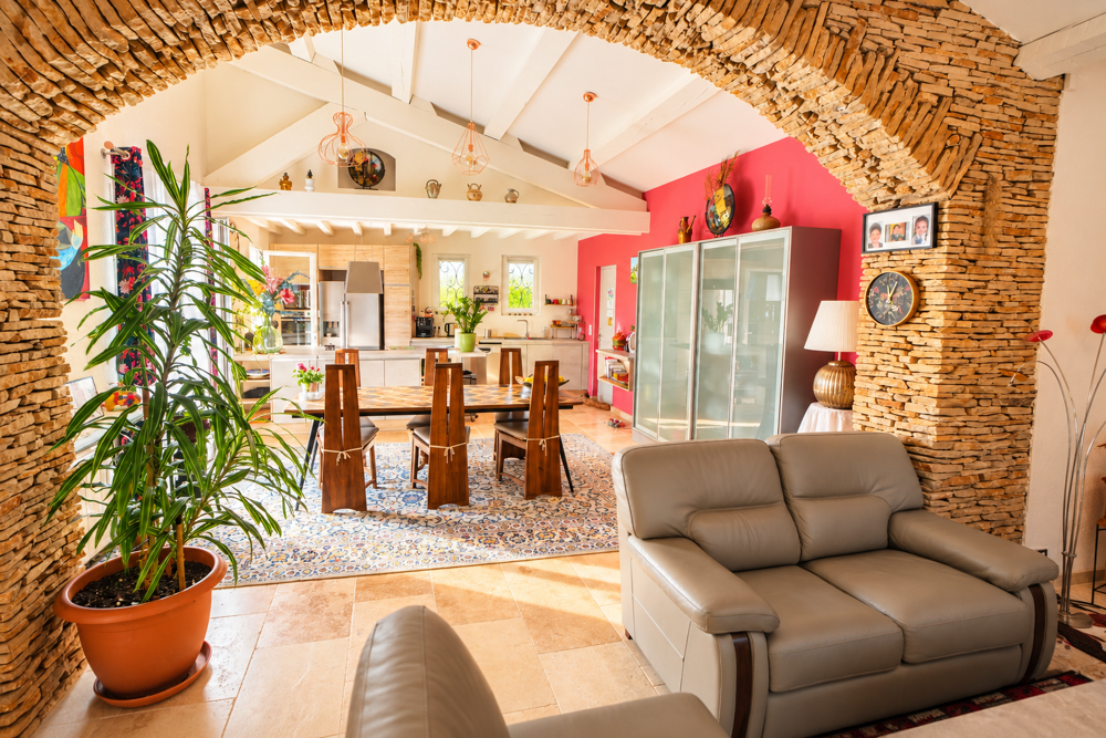 Vente Maison Valréas - Maison Plain-pied 110m2 - 4 Pièces - Terrain  598m2 Valreas