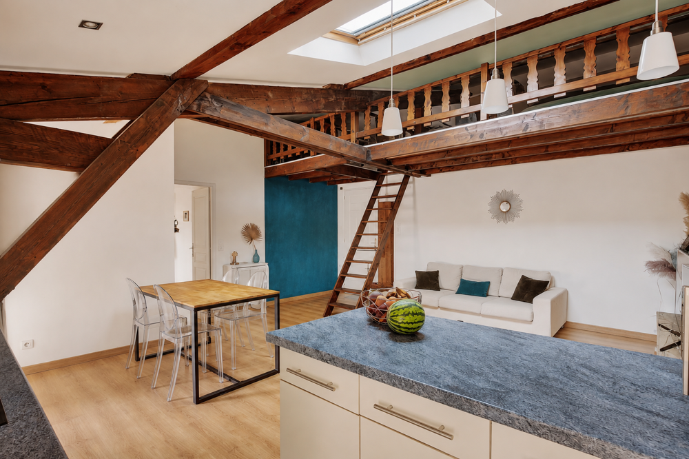 Vente Appartement Appartement 3 pièces, 62 m2   2 places de stationnement - Dernier étage Bourgoin jallieu