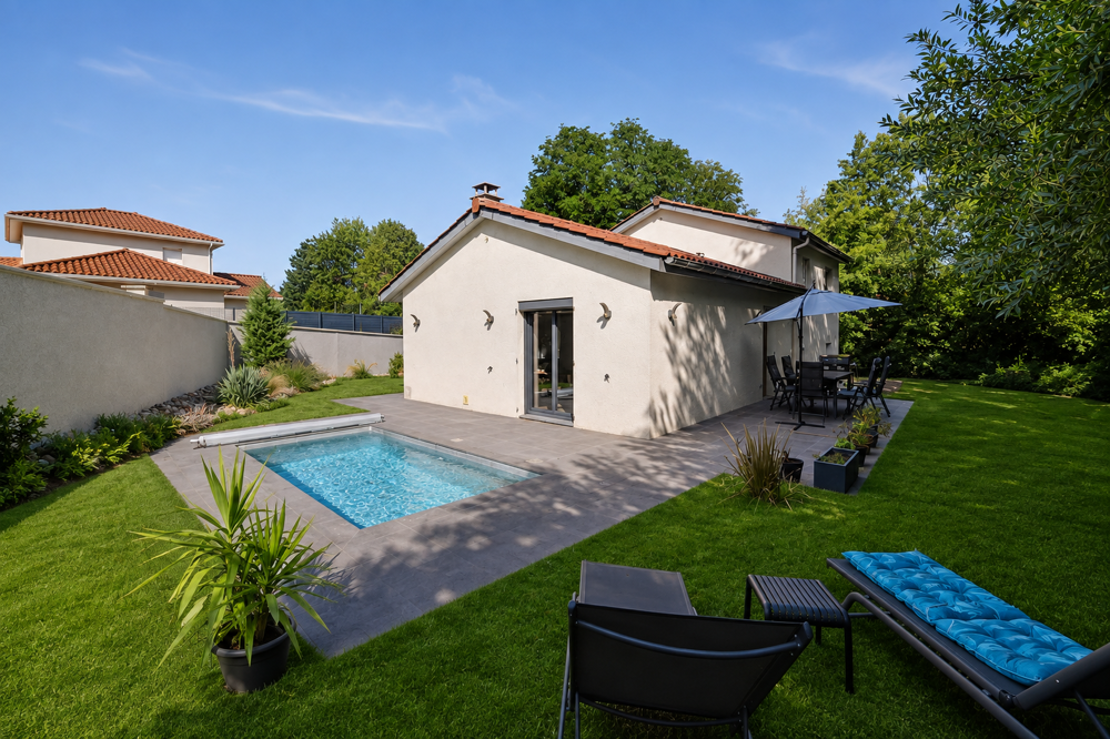 Vente Maison Maison  4 pièces sur terrain 990 m2 avec piscine Montrond les bains